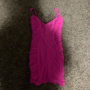 womens white fox dress, size xs